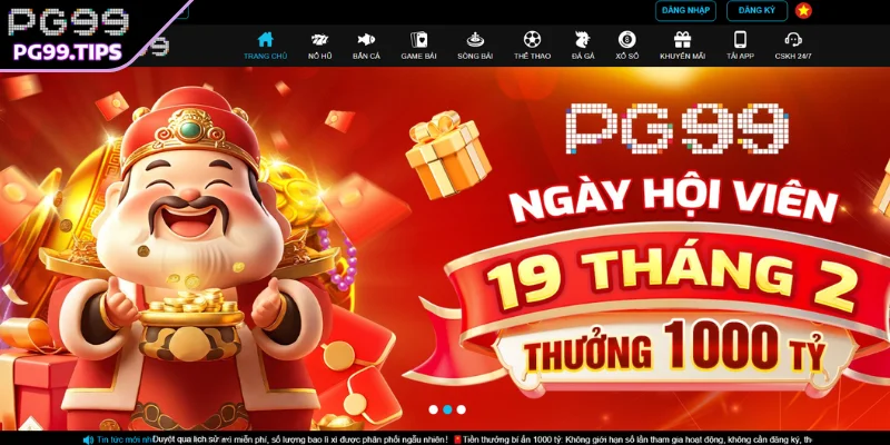 PG99 - Nhà cái đẳng cấp bậc nhất